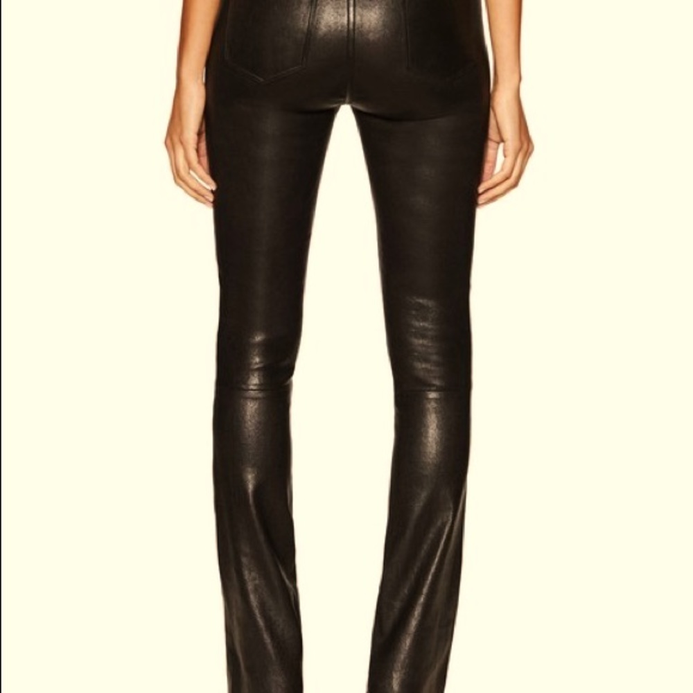 Brand new boot cut Leather pants